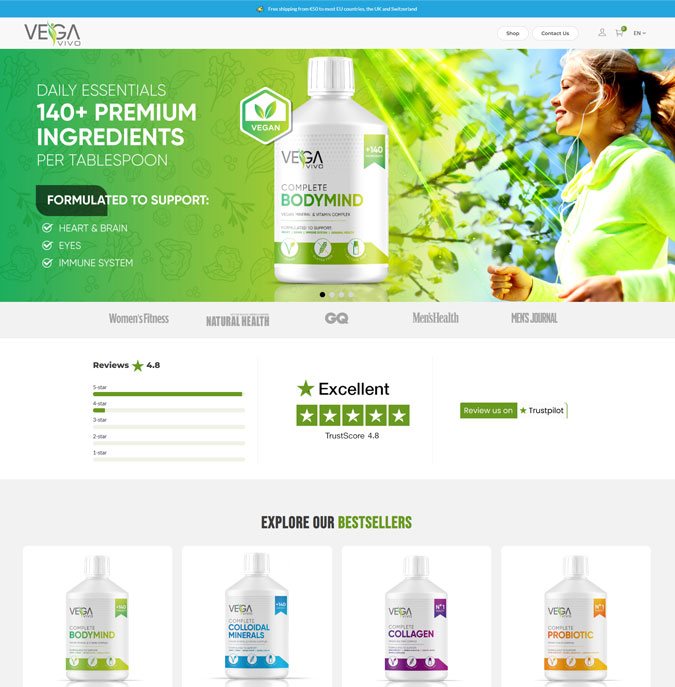 Free homepage mockup preview — Neel Networks India