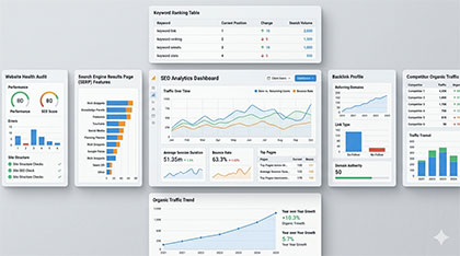 SEO portfolio and results — Neel Networks India