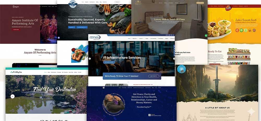 Web design portfolio — Neel Networks India