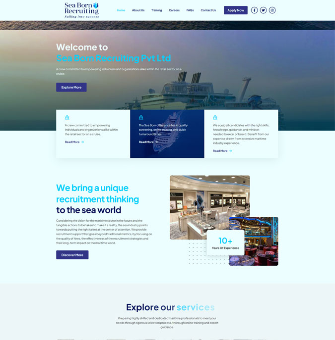 Recruiting – maritime recruitment website