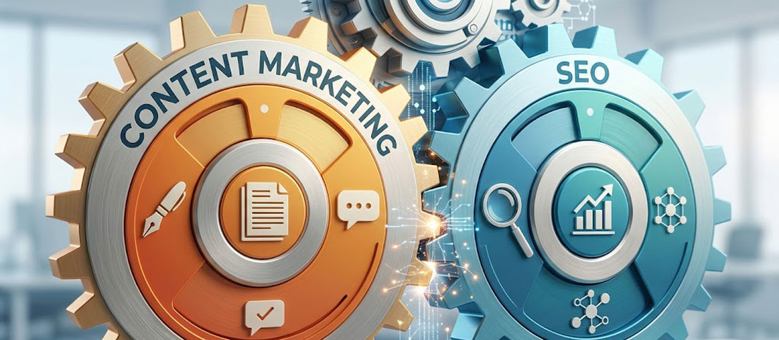 SEO and content marketing working together showing how integrated strategy dominates search rankings and drives organic traffic growth in 2026