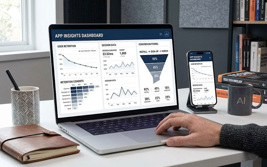 Mobile App Analytics 2026: Measuring Engagement, Retention & Conversions