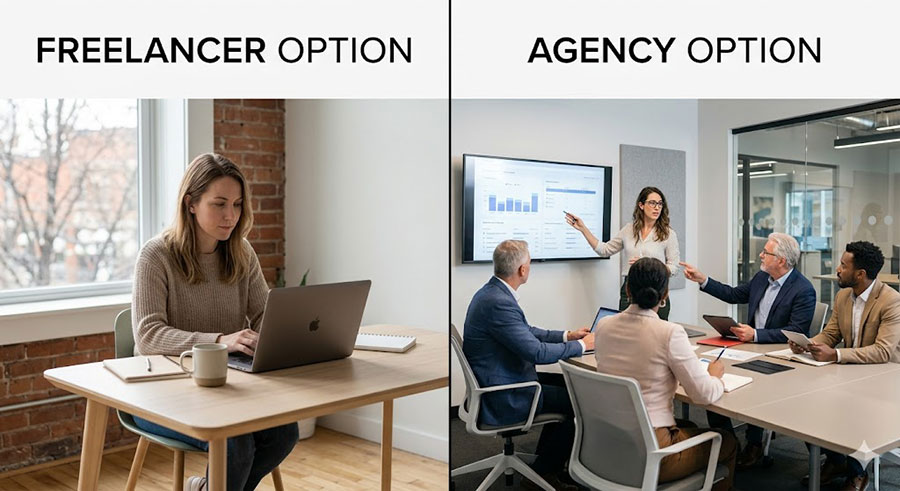 Web Design Agency vs Freelancer: Which Is Better for Your Business in 2026?
