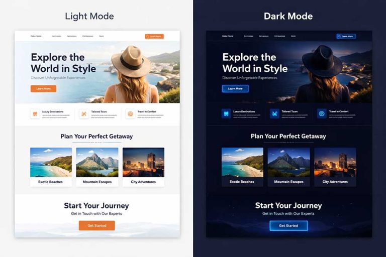 Dark Mode Websites: Design Best Practices and Implementation Guide