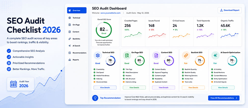 How to Do an SEO Audit in 2026: Free Step-by-Step Checklist