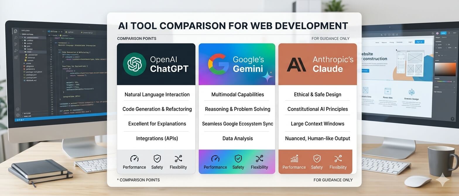 ChatGPT vs Gemini vs Claude: Which AI Tool Is Best for Web Design Businesses?