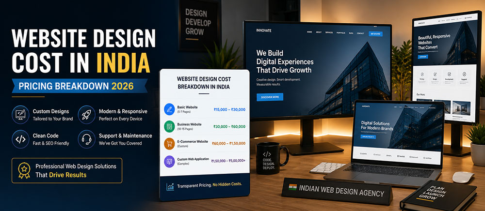 How Much Does Website Design Cost in India? 7 Steps, Pricing & Expert Tips from a Top Web Design Company