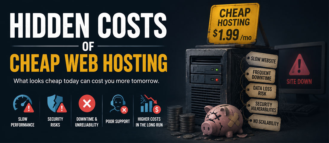 Hidden costs of cheap web hosting