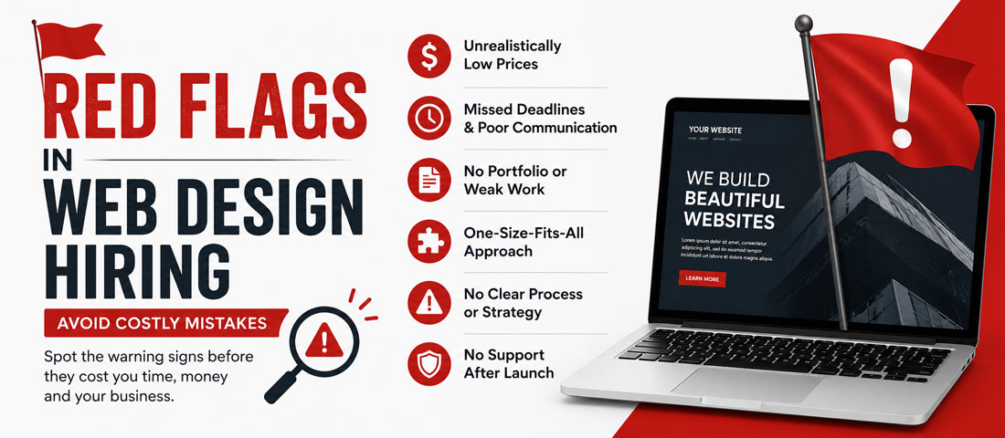 Red flags in web design hiring