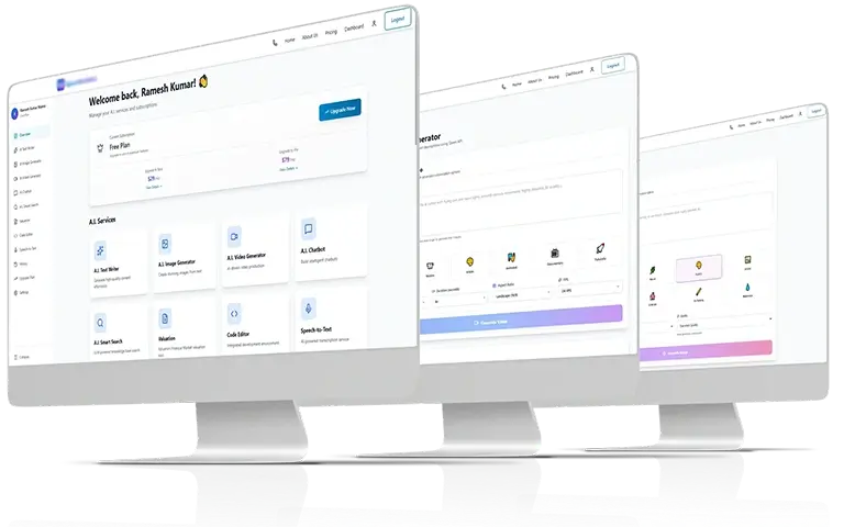 Enterprise dashboard mockup