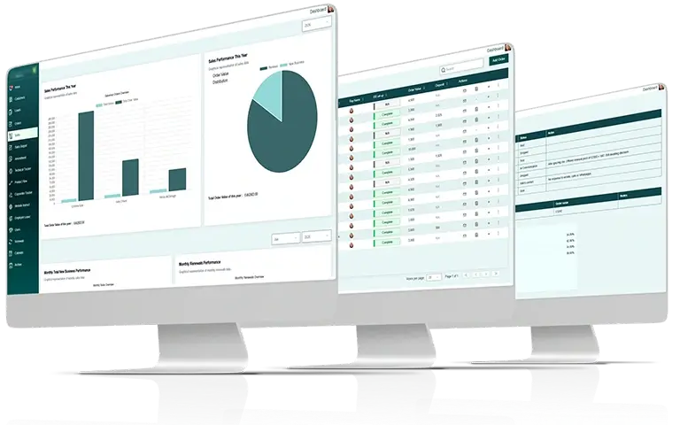 Enterprise dashboard mockup