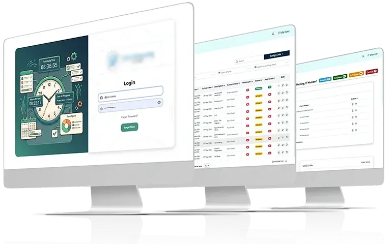 Enterprise dashboard mockup